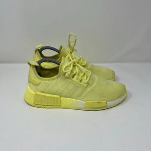 Adidas NMD R1 Pulse‎ Yellow White Athletic Running Shoes Womens 8.5 GX8382